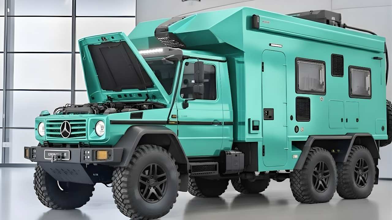 2026 Mercedes Unimog 6×6 Camper Unveiled – The Ultimate Extreme Off-Road Motorhome for Wild Expeditions