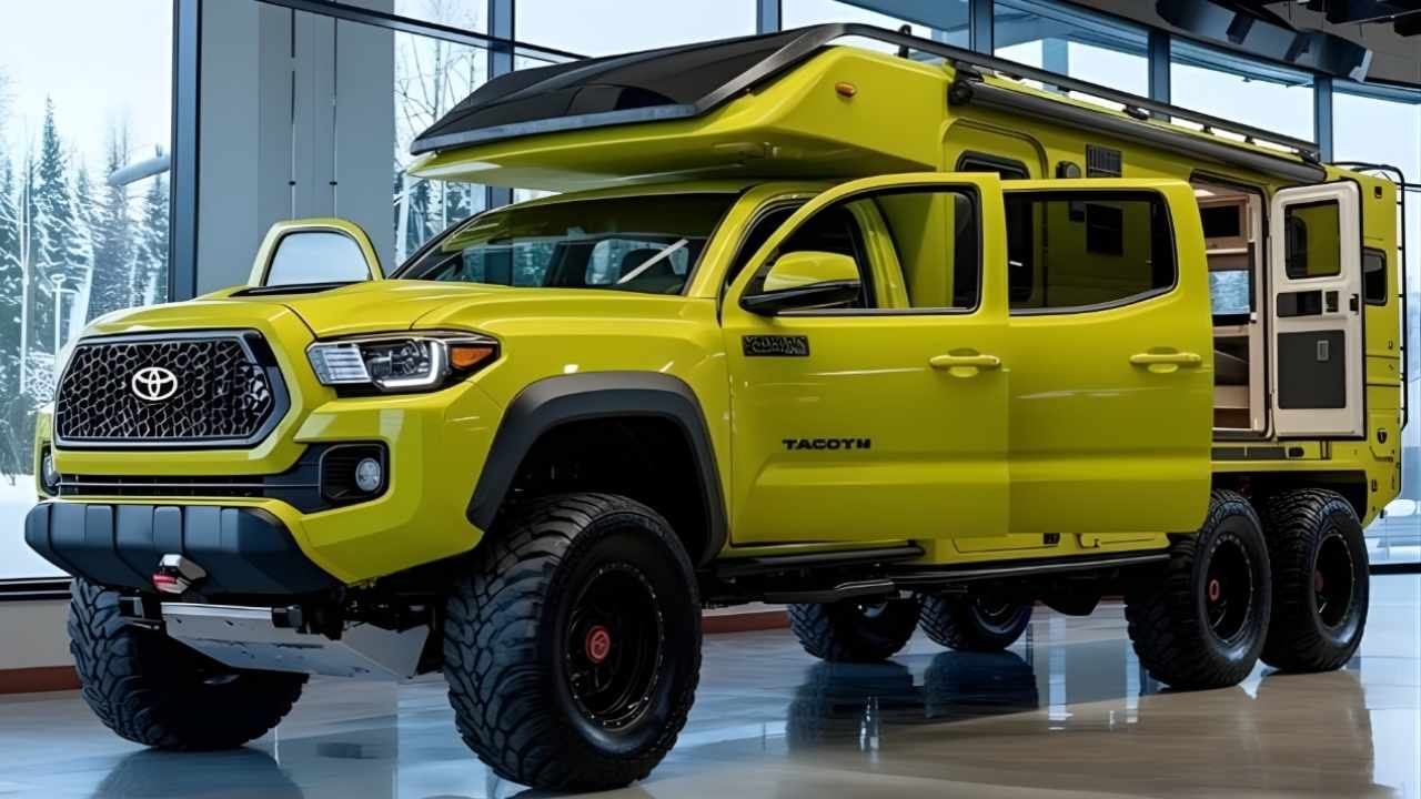 2026 Toyota Tacoma Motorhome Revealed : Luxury Off Road Camper Ready for Any Adventure
